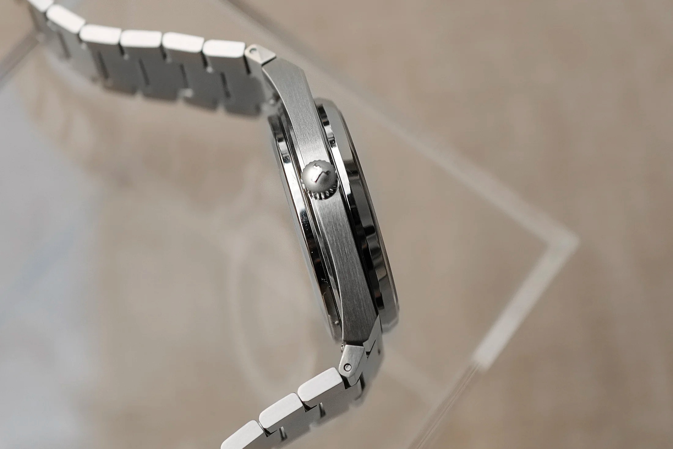 Tissot PRX crown and case