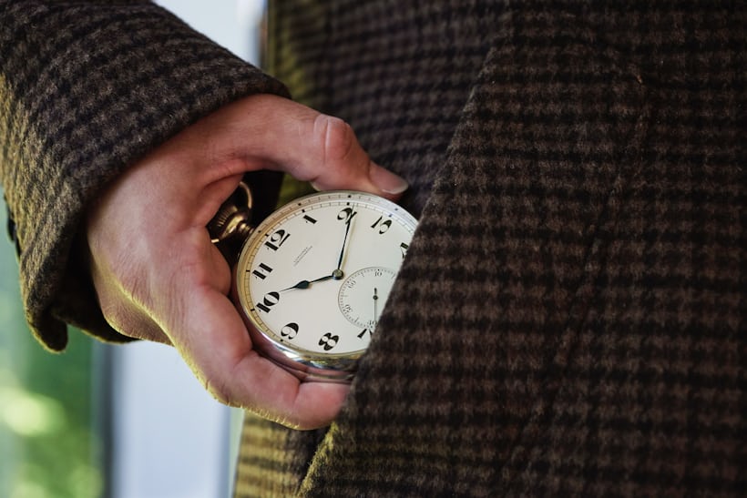 A vintage Longines pocket watch
