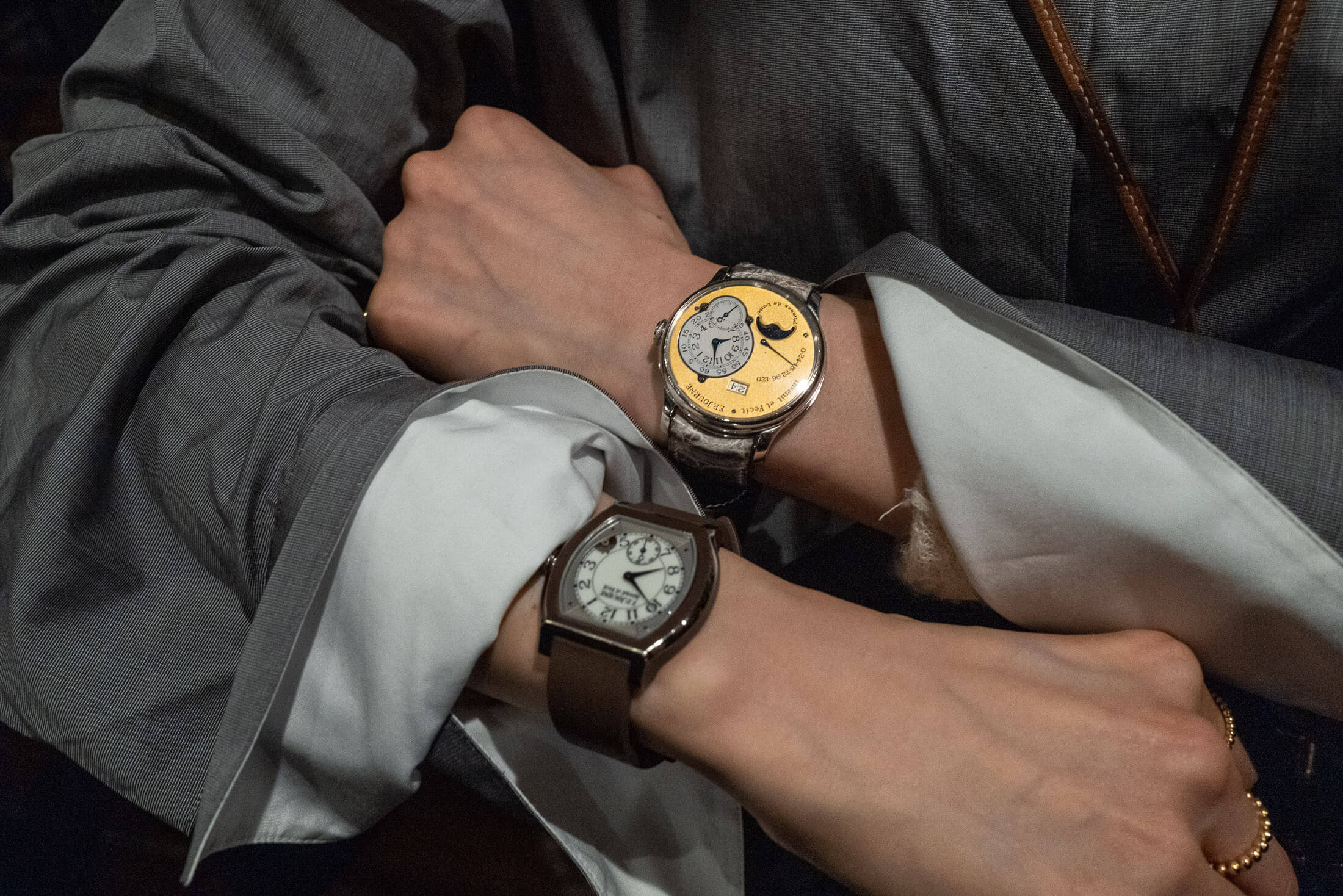 F.P.ジュルヌのオクタ・リュヌとエレガントのダブル・リスティング。