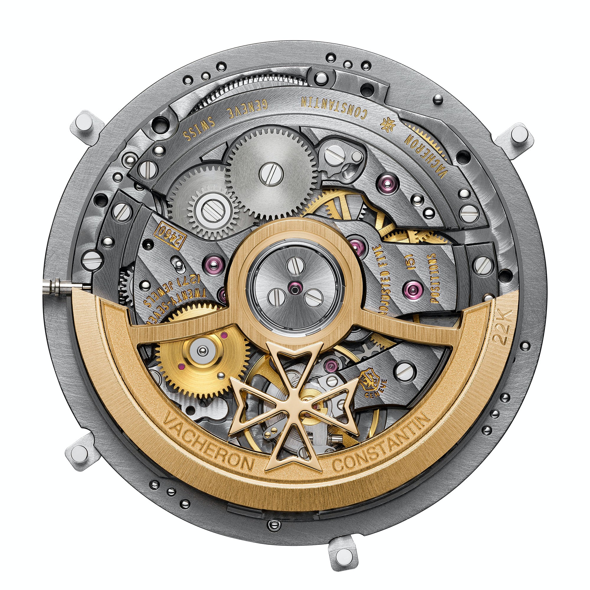 caliber 2460 QCL/2 movement side