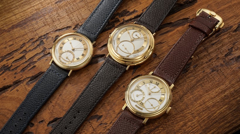 All three of the George Daniels watches available for sale at Phillips Geneva in November 2022. 