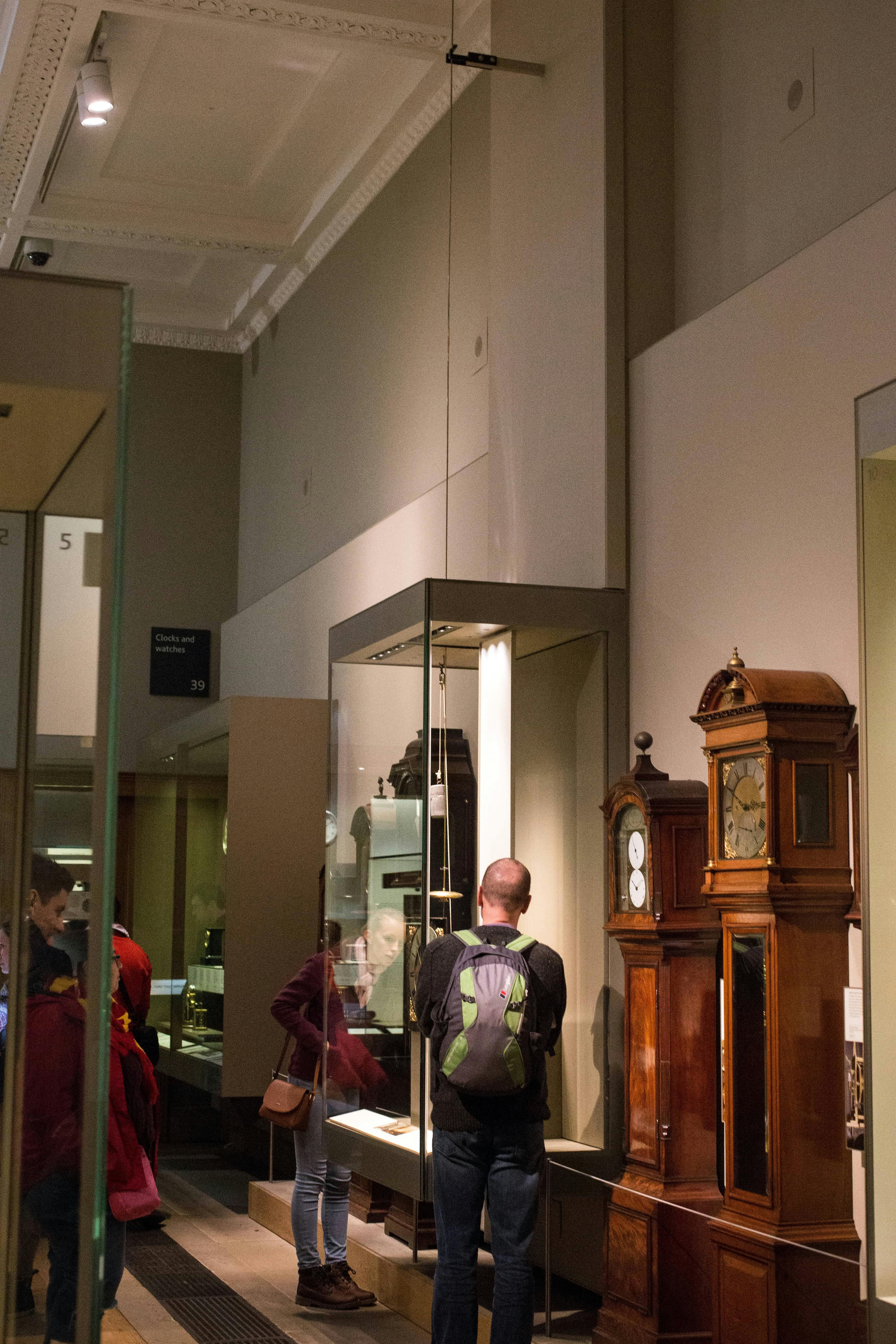 Tompion precision regulator, British Museum