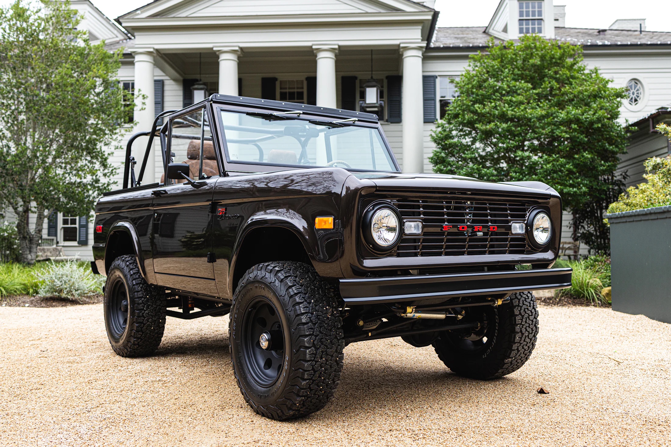 Wide shot of a Ford Bronco