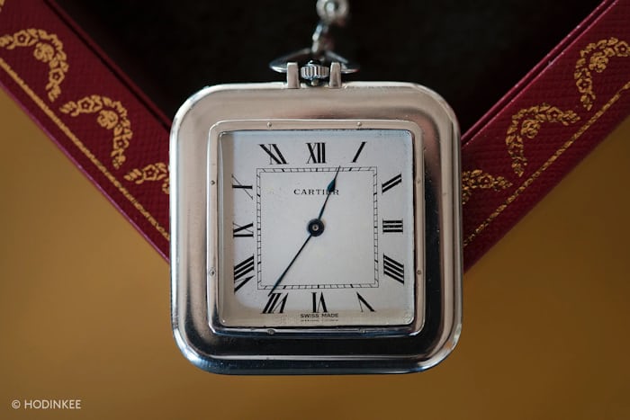 Cartier Square Pocket Watch