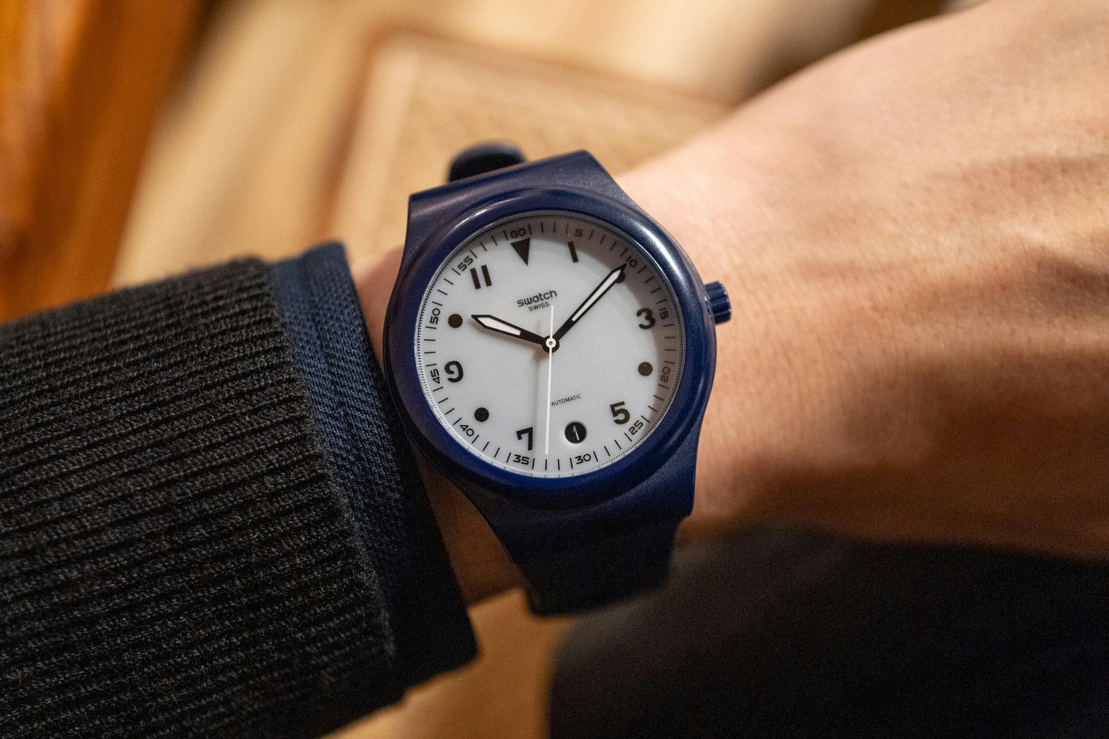 swatch hodinkee collab