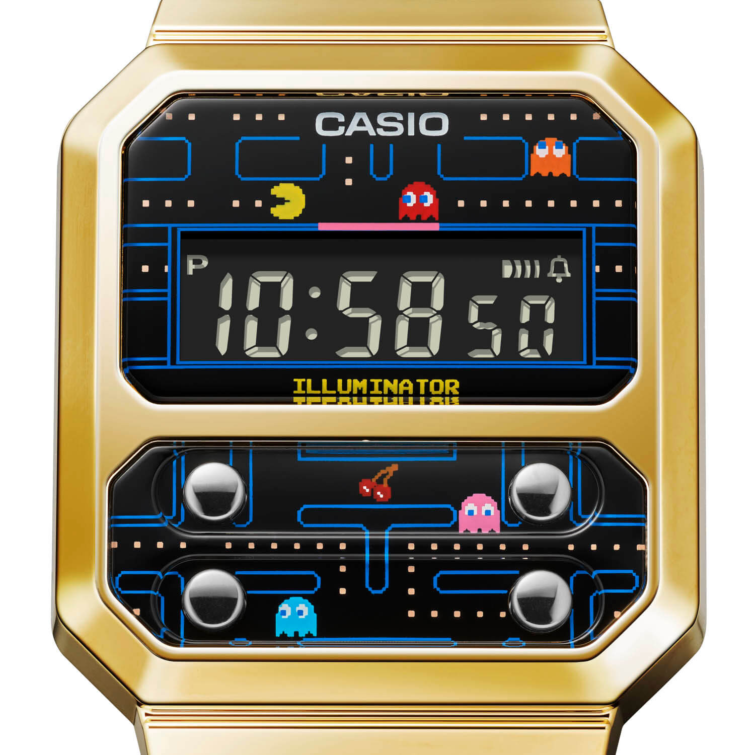 何でも揃う カシオ A100WEPC-1BJR パックマンコラボ 腕時計(デジタル