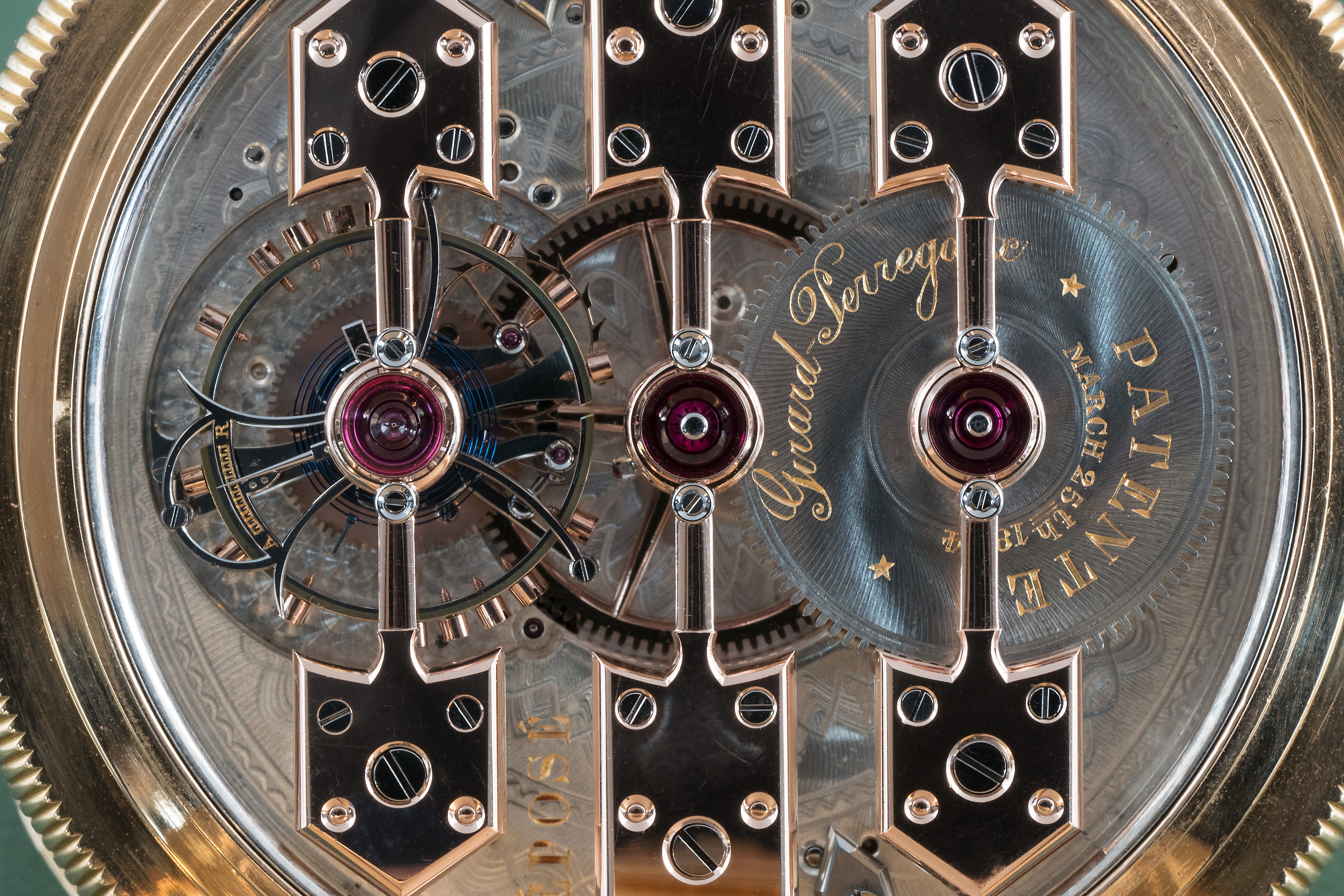 Girard Perregaux tourbillon observatory pocket watch, 1889