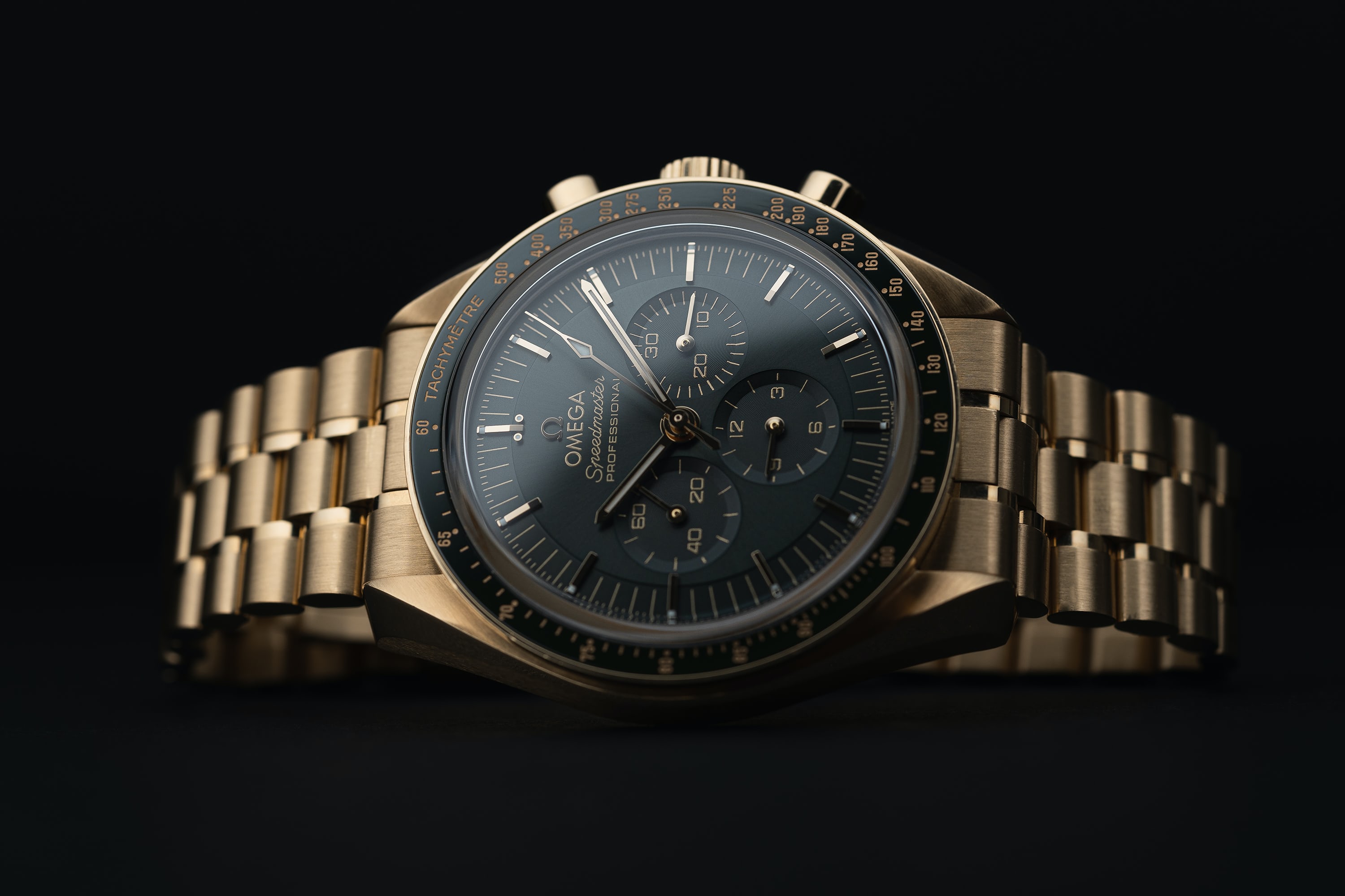 Omega Moonshine Gold Speedmaster 