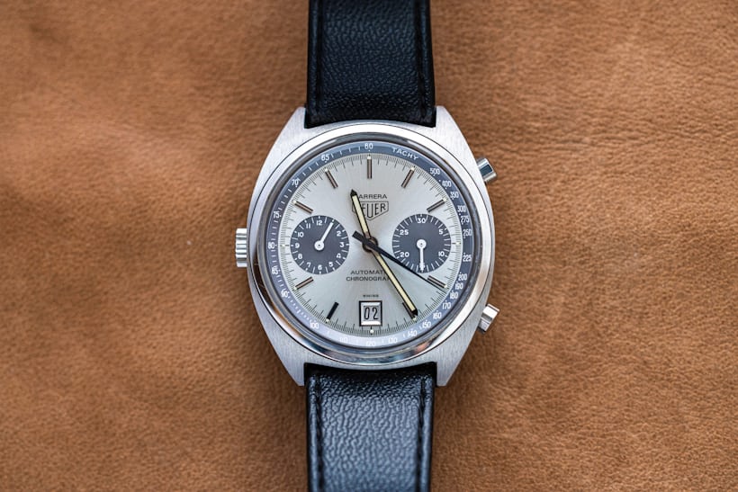 110.253 carrera watch with gray dial