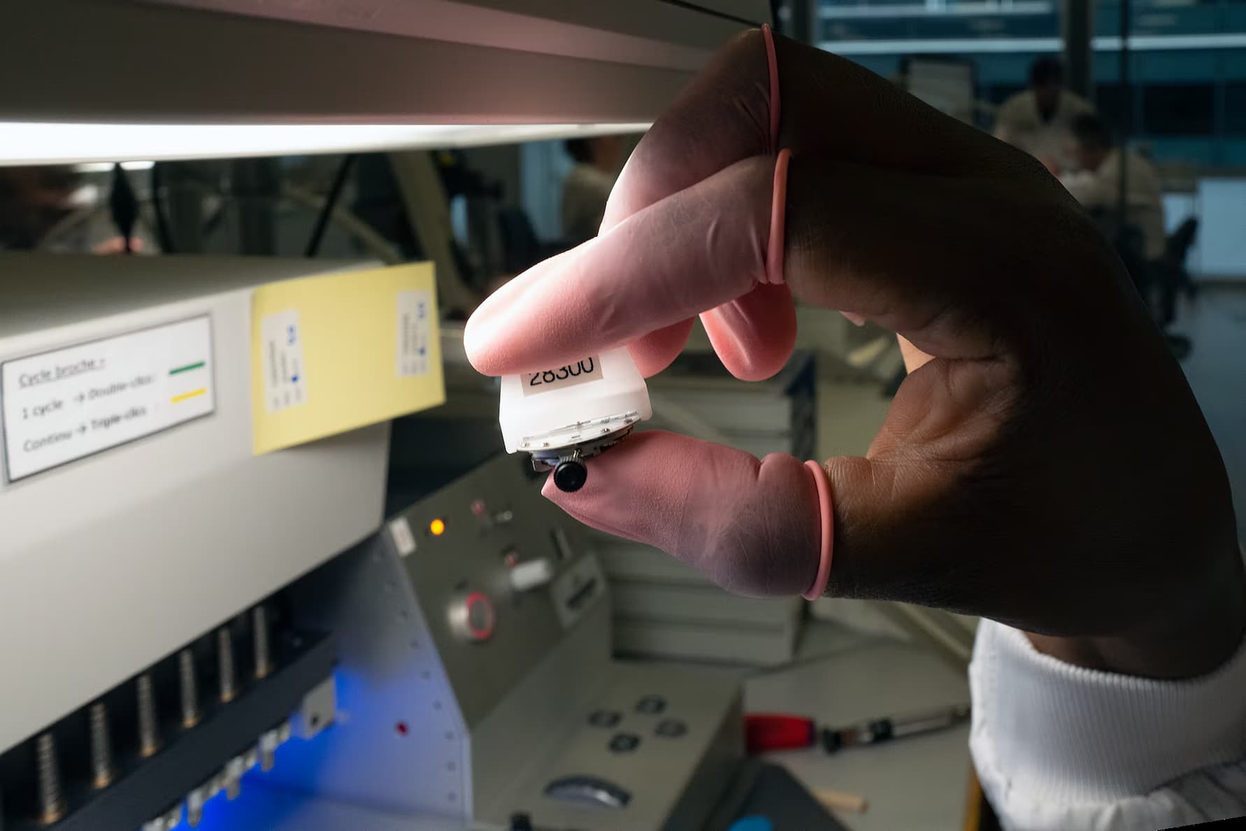 Hand-setting at Tudor watch factory