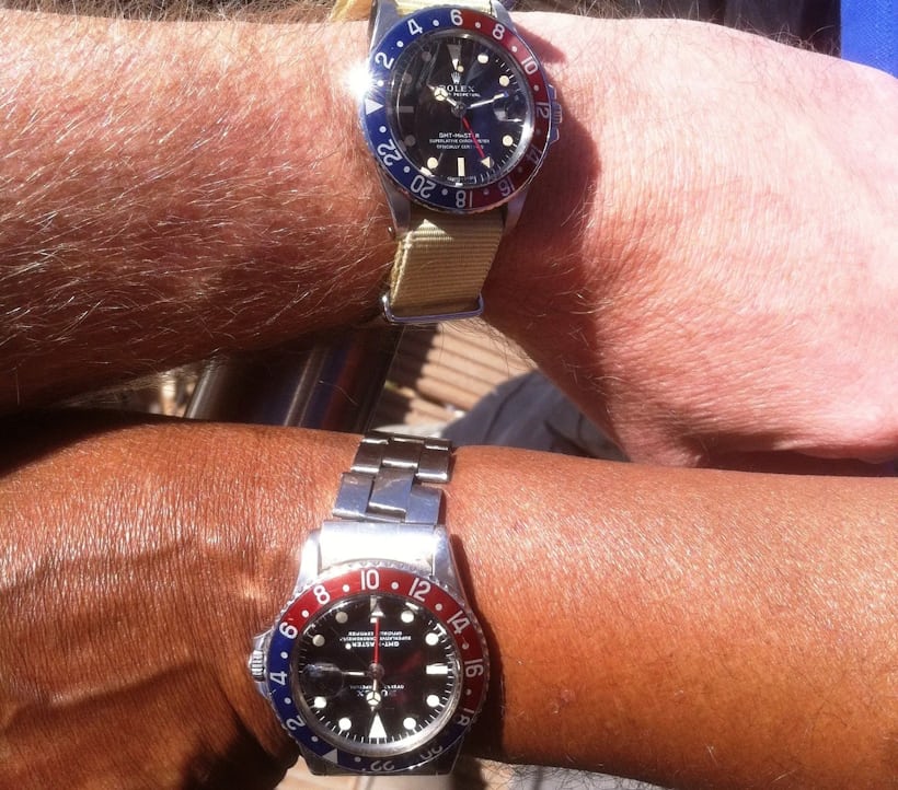 Two GMTs from Jason Heaton's story dreaming of being one watch guy.