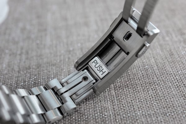 expansion clasp in the steel ultra deep bracelet