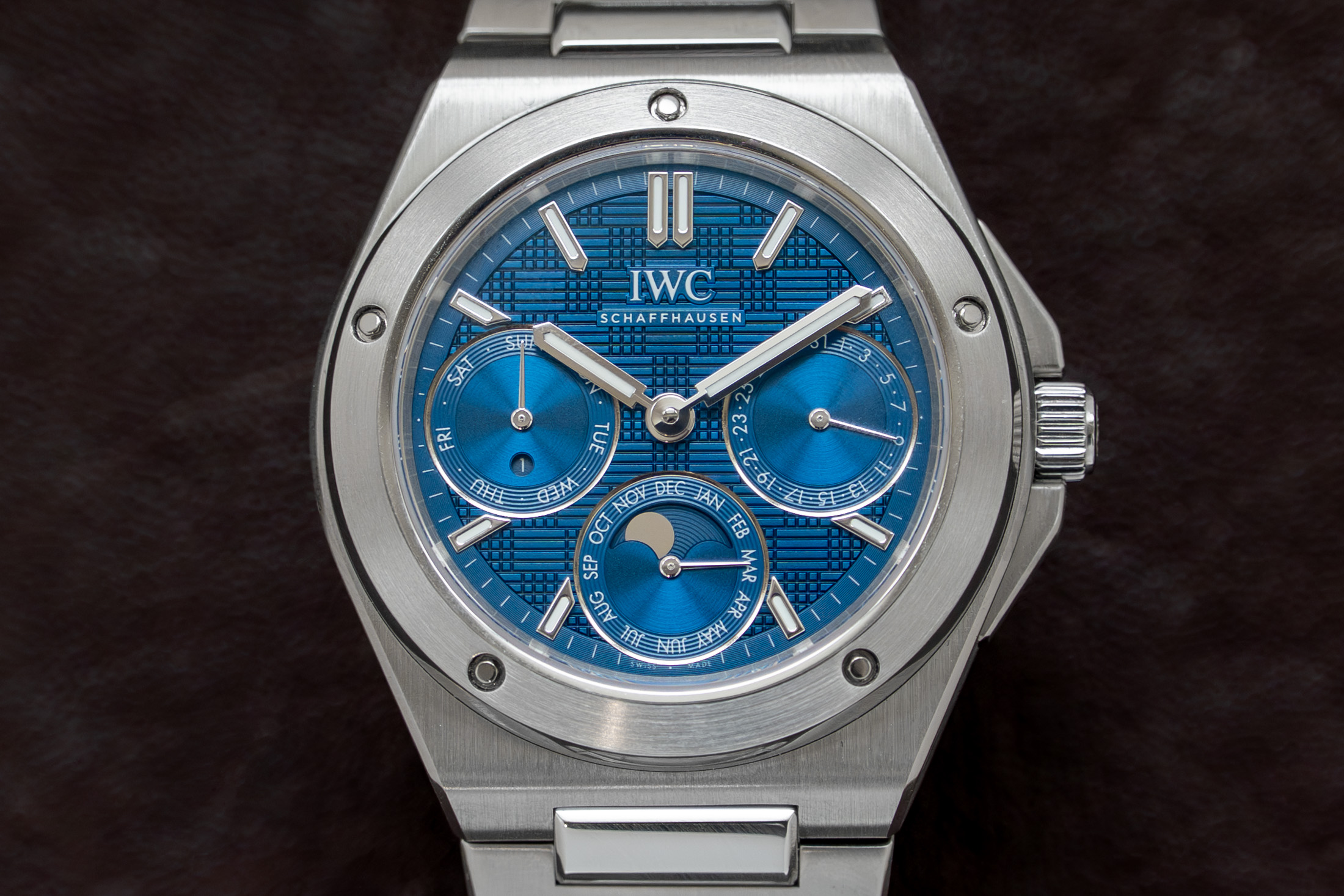OH済み♪IWC【インヂュニア】シャフハウゼン カレンダー 1955年頃 メンズ cal.8531 自動巻 腕時計 アンティーク 分解掃除済/1年保証 OH済 アイダブリューシー IWC ダヴィンチ