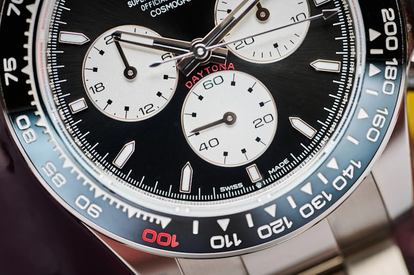 Close up on the dial