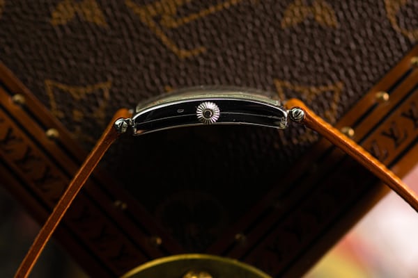 Crown of a vintage Patek watch