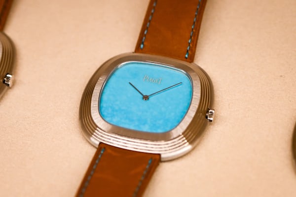 piaget turquoise stone dial
