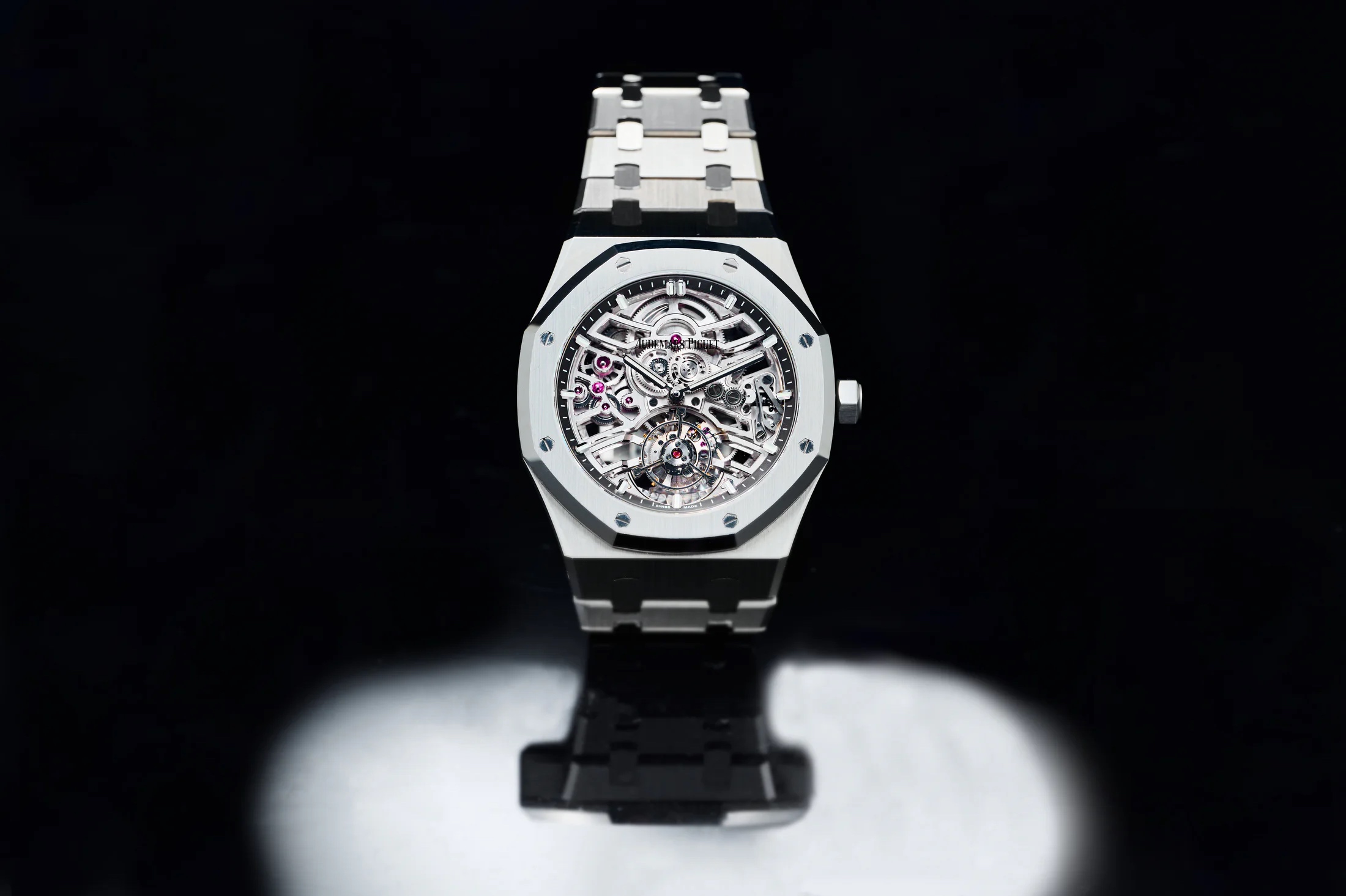 The 26735ST, the basis for the new Sand Gold Flying Tourbillon.