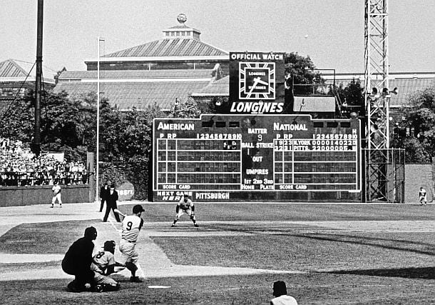 Forbes Field Longines Clock