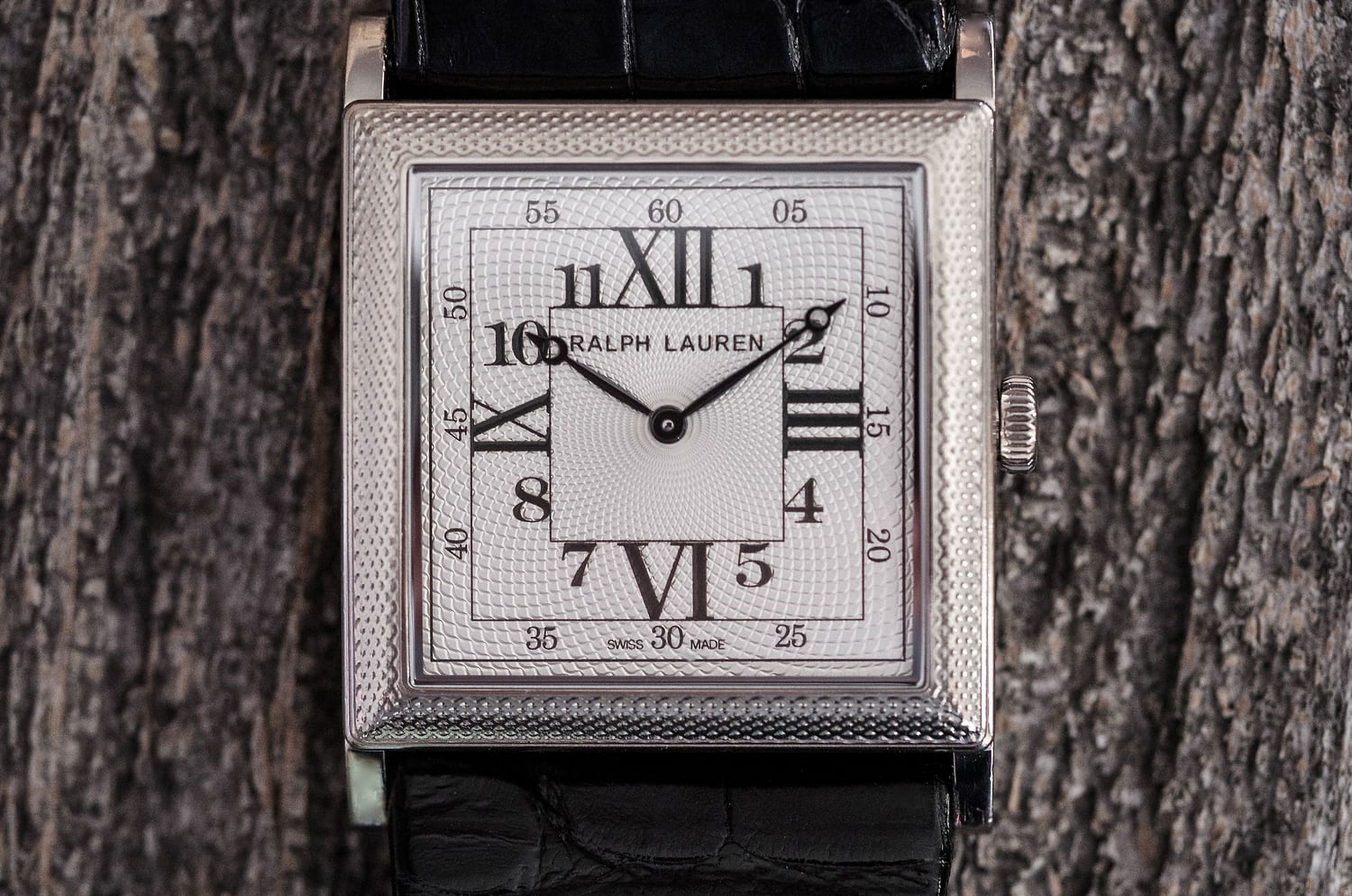 The Ralph Lauren 867 Square White Gold.