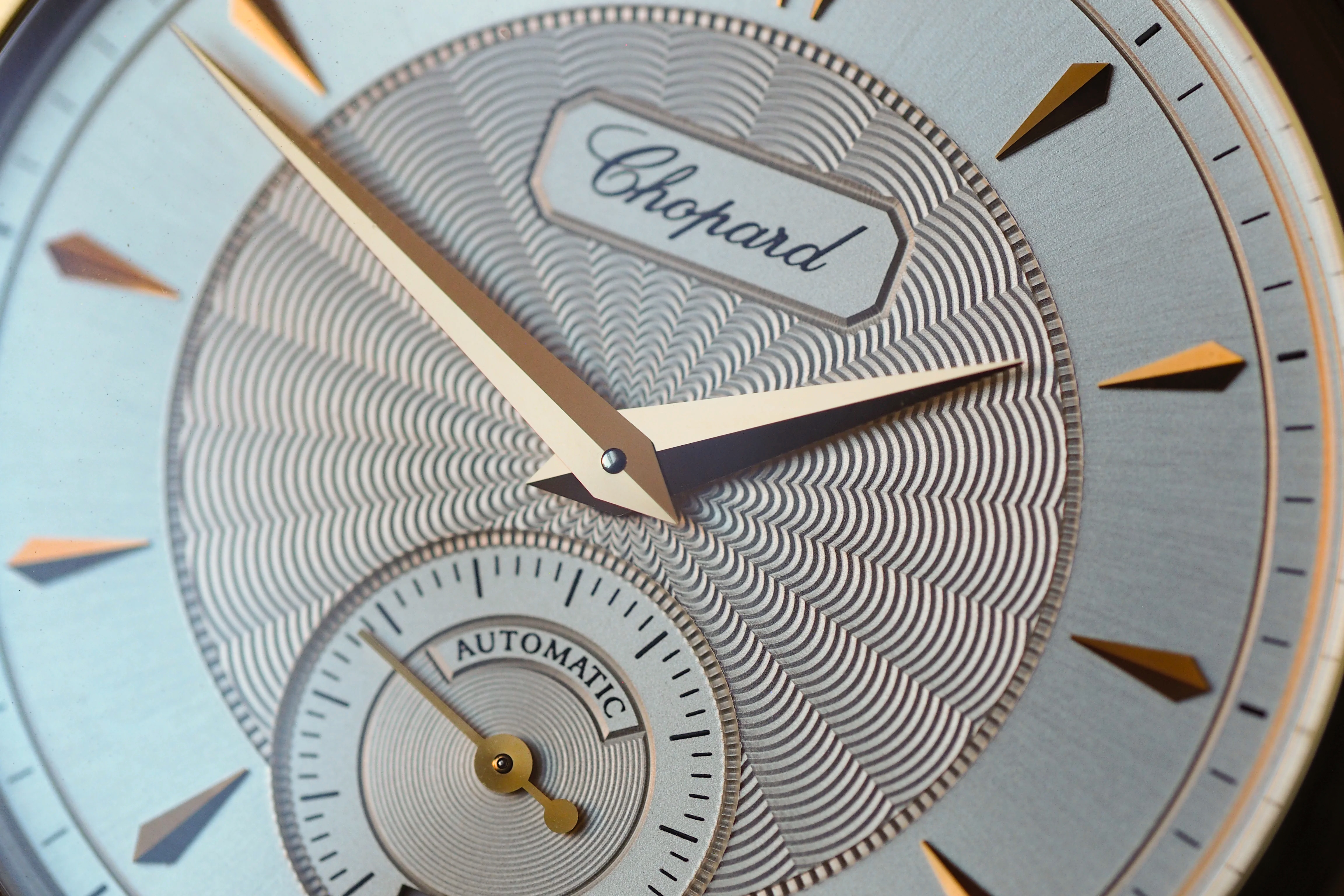 ショパール L.U.C 1860のメタレム社製ダイヤル。