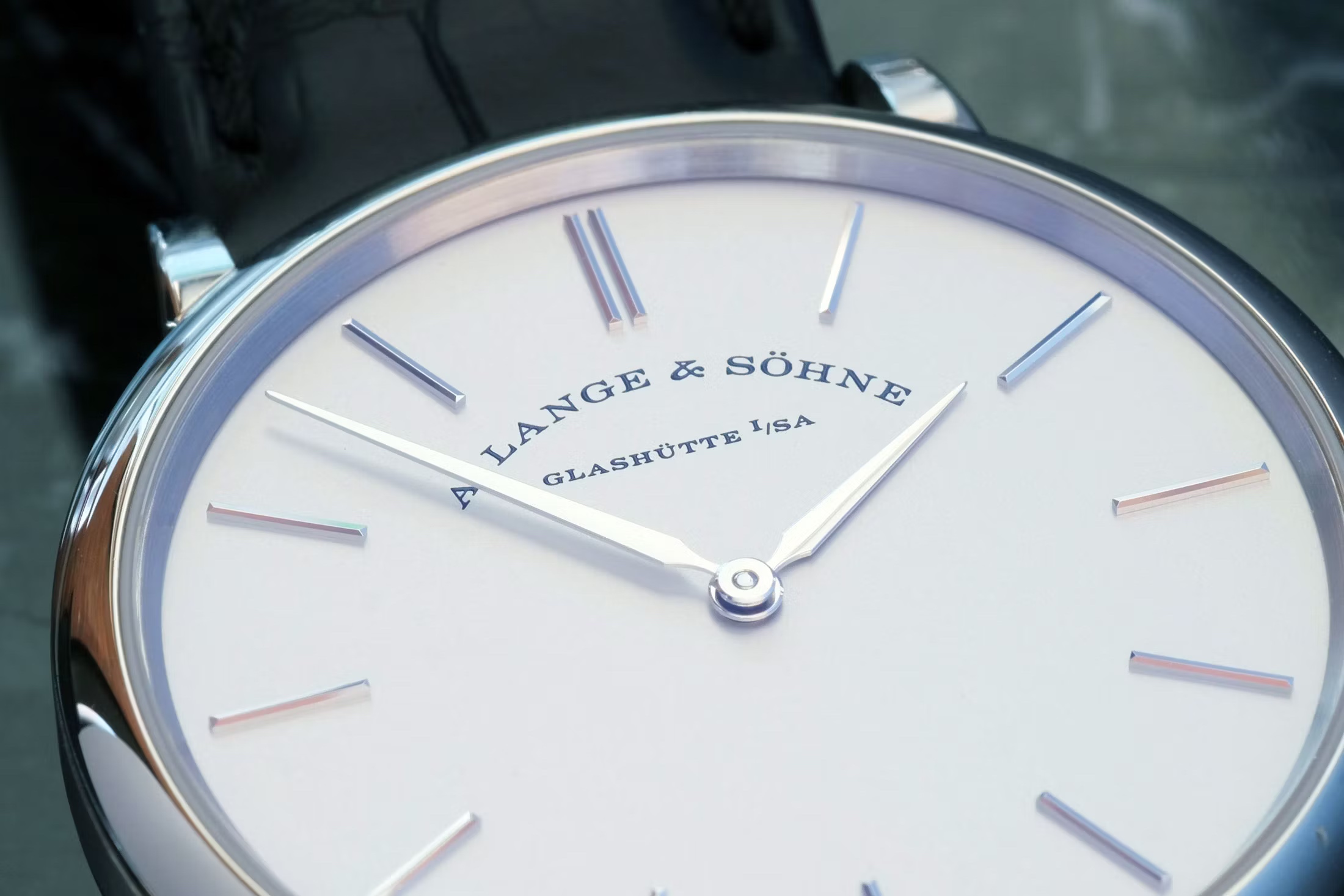 lange sohne saxonia thin dial markers