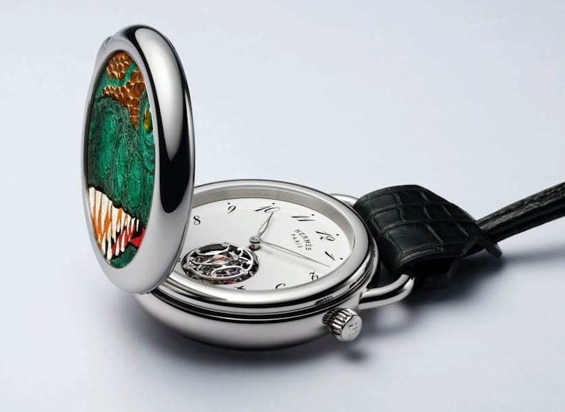 The T-Rex Pocket Watch, Courtesy Hermès