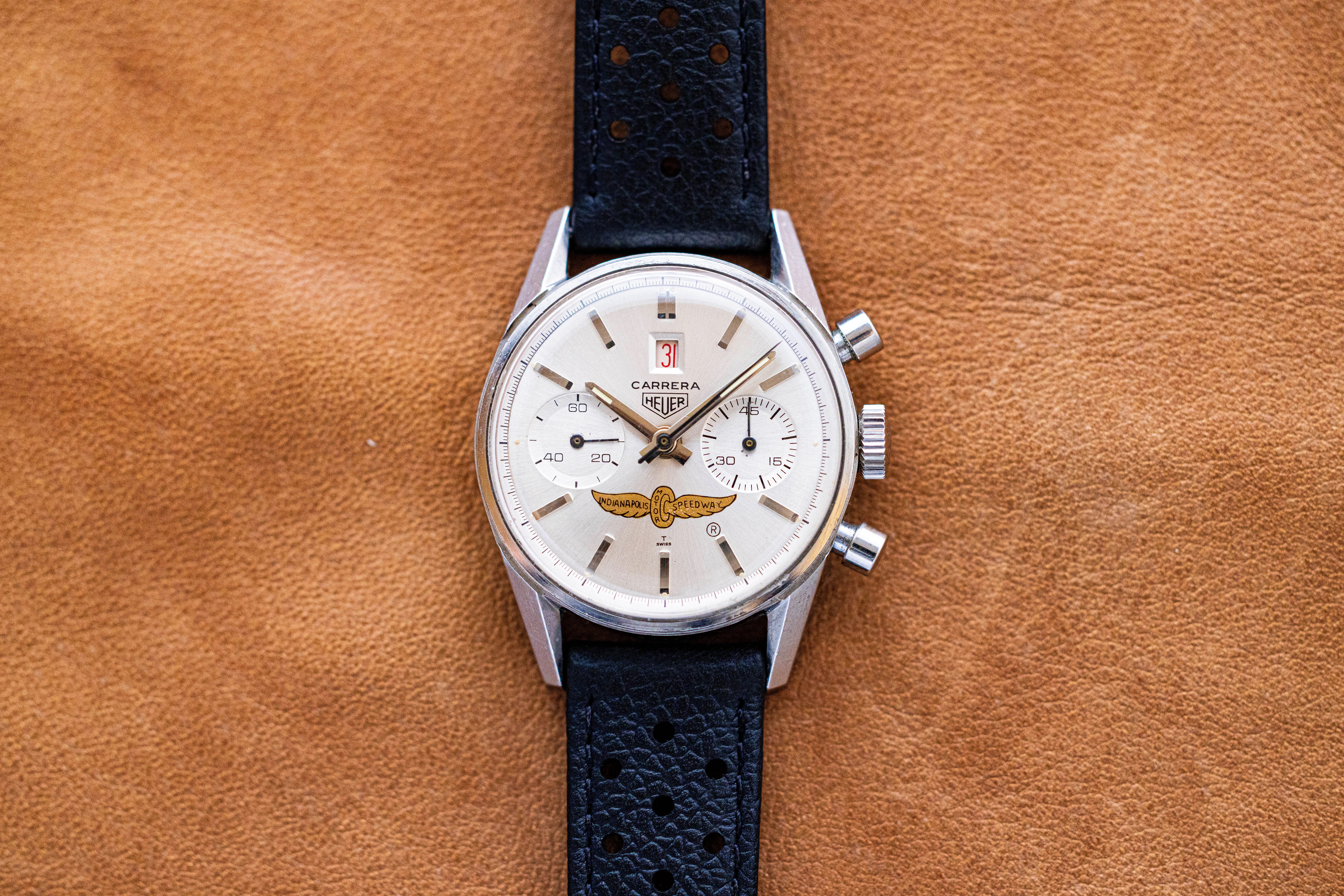 3147S Carrera Dato 12 with Indianapolis Motor Speedway logo on the dial