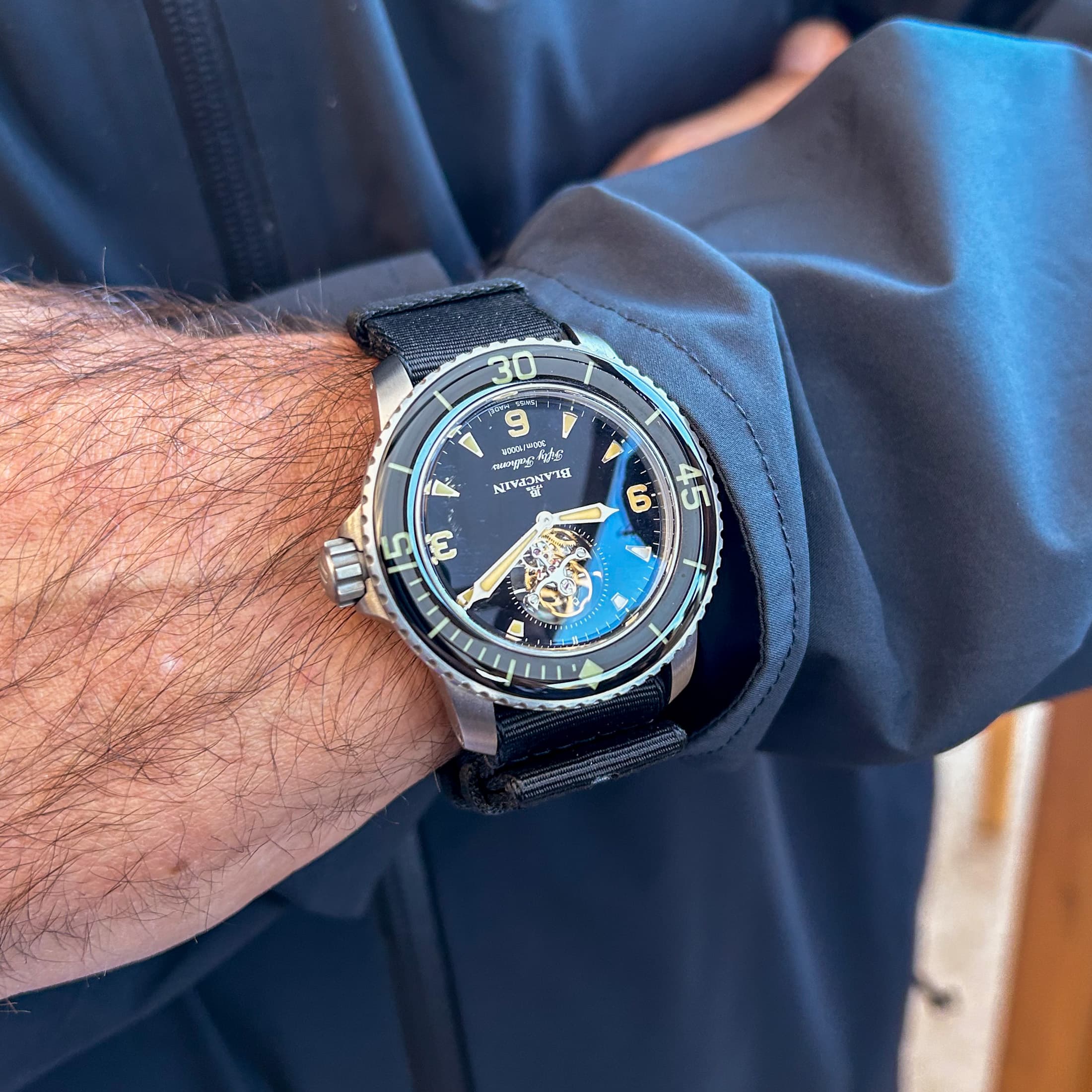 プロトタイプのホワイトゴールド製のフィフティ ファゾムス トゥールビヨン 8デイズ