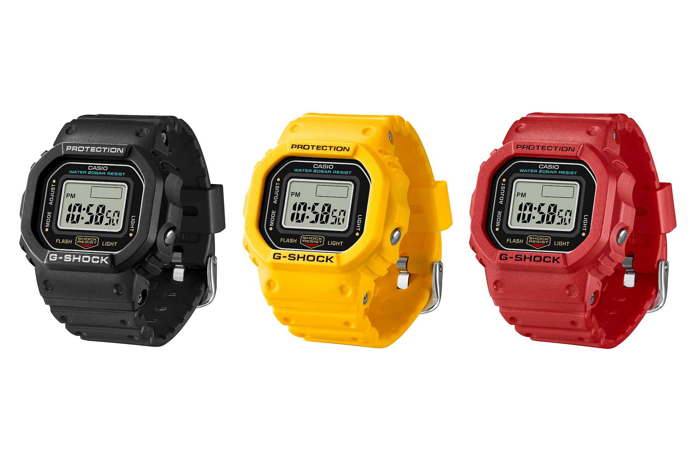 CASIO Gショック 黄 リングウォッチ ナノ DWN-5600-9 DWN-5600、リング